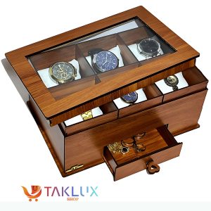 جعبه ساعت و اکسسوری مدل 6 خانه ”رگالوکس“